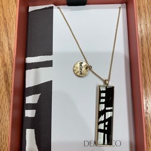 Black and white necklace